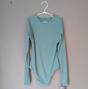 Auden Luxury Green Thong Bodysuit